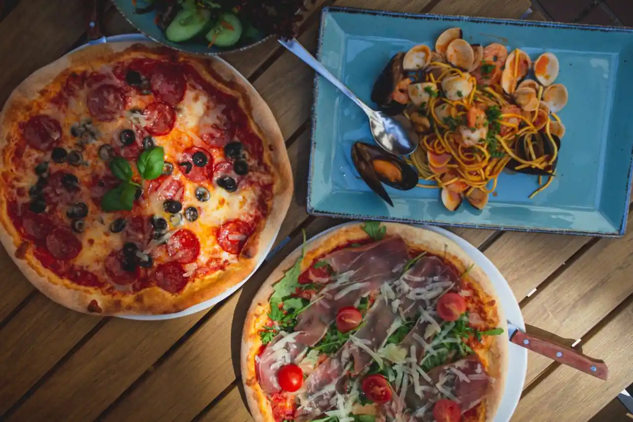 Assorted Italian Dishes