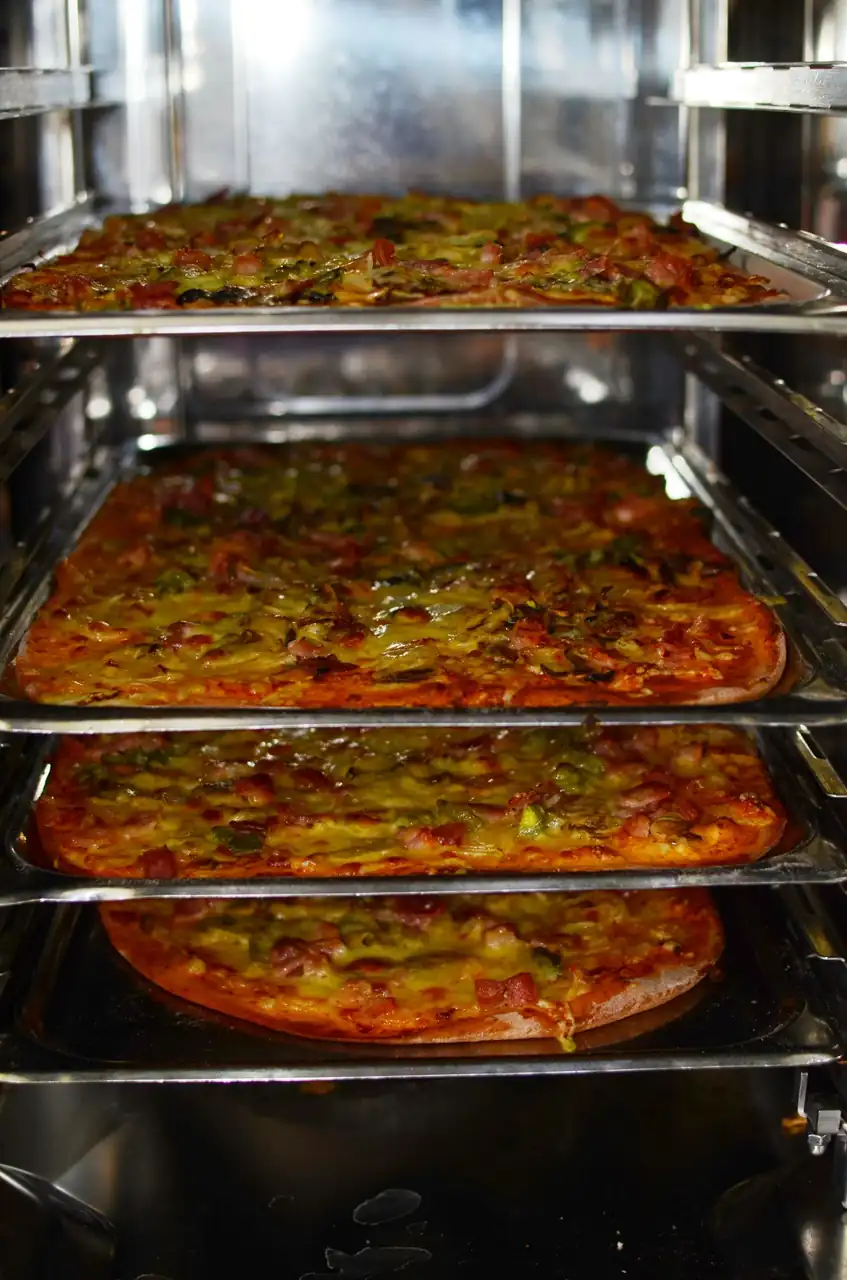 Artisan pizza setup