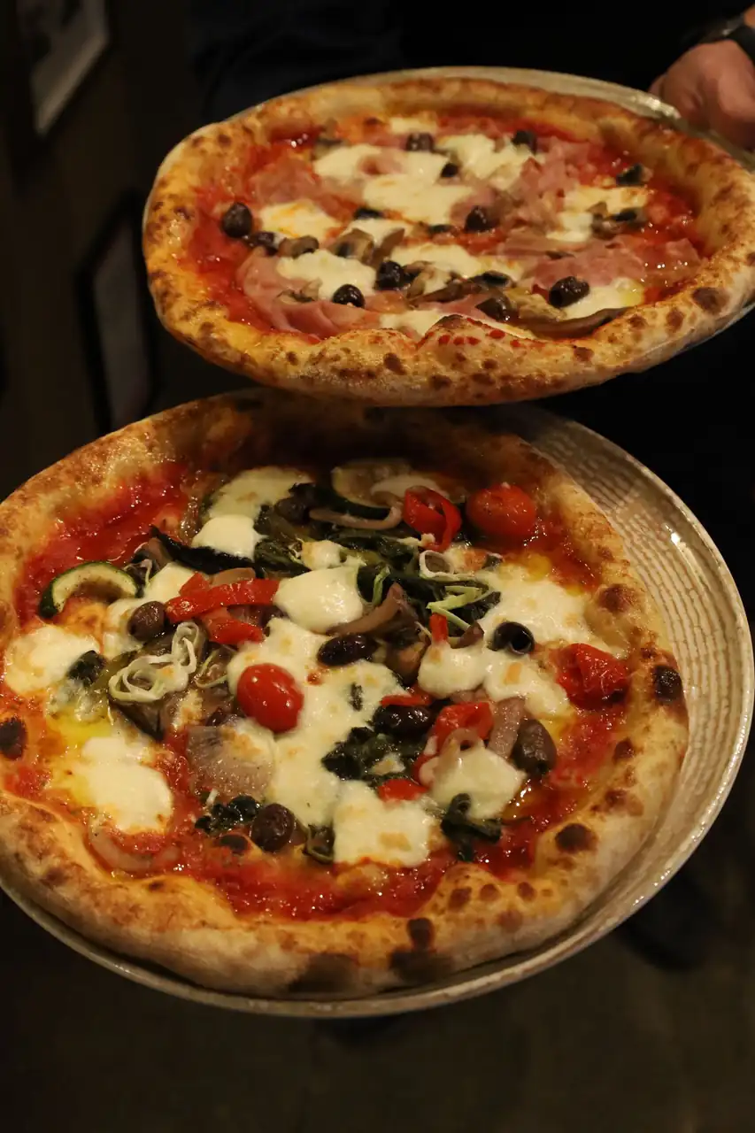 Signature pizza close-up